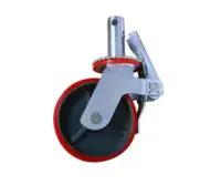 PU on iron heavy duty caster